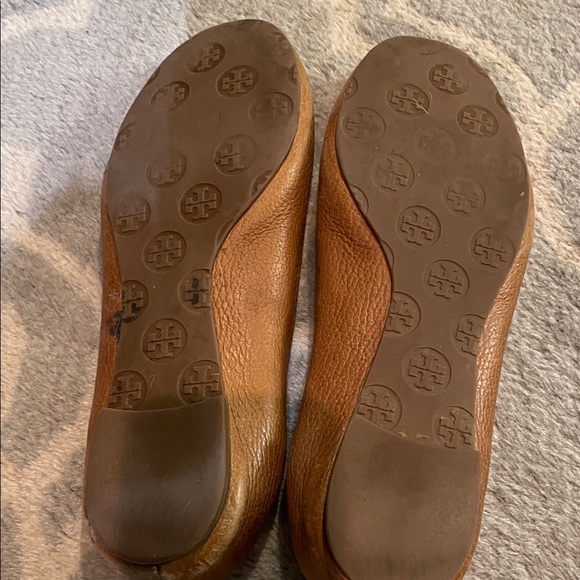 Tory Burch Women's Brown Leather Flats - Picture 4 of 4
